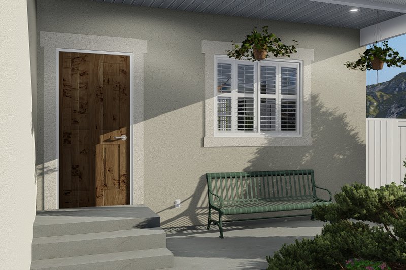House Plan Design - Exterior - Covered Porch for Traditional House Plan #1060-54 - 4 bed, 3 bath