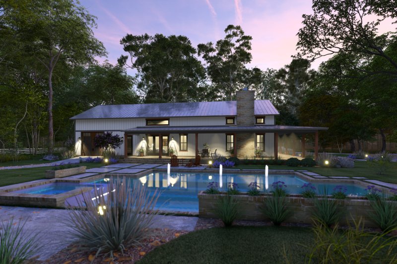 House Blueprint - Exterior - Other Elevation 8 for Barndominium House Plan #120-282 - 3 bed, 3 bath