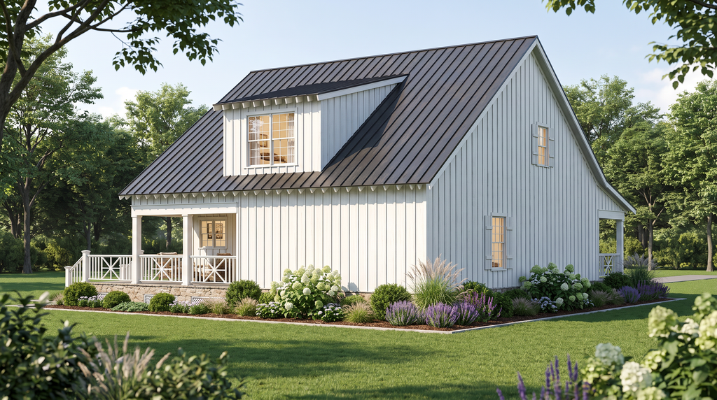 Exterior - Other Elevation 1 for Farmhouse House Plan #923-511 - 2 bed, 2 bath