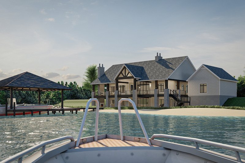 House Plan Design - Exterior - Outdoor Living 1 for Beach House Plan #455-294 - 3 bed, 2.5 bath