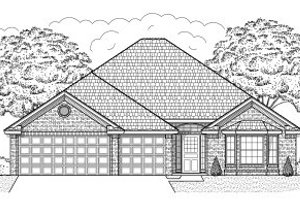 Traditional Exterior - Front Elevation Plan #65-440