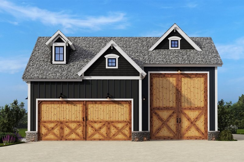 Dream House Plan - Country Exterior - Front Elevation Plan #54-560