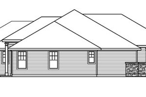 Exterior - Other Elevation for Ranch House Plan #124-752 - 3 bed, 2.5 bath