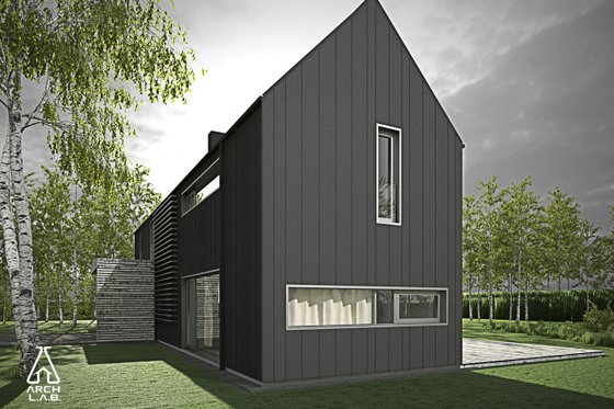 Exterior - Other Elevation for Modern House Plan #552-3 - 3 bed, 2.5 bath