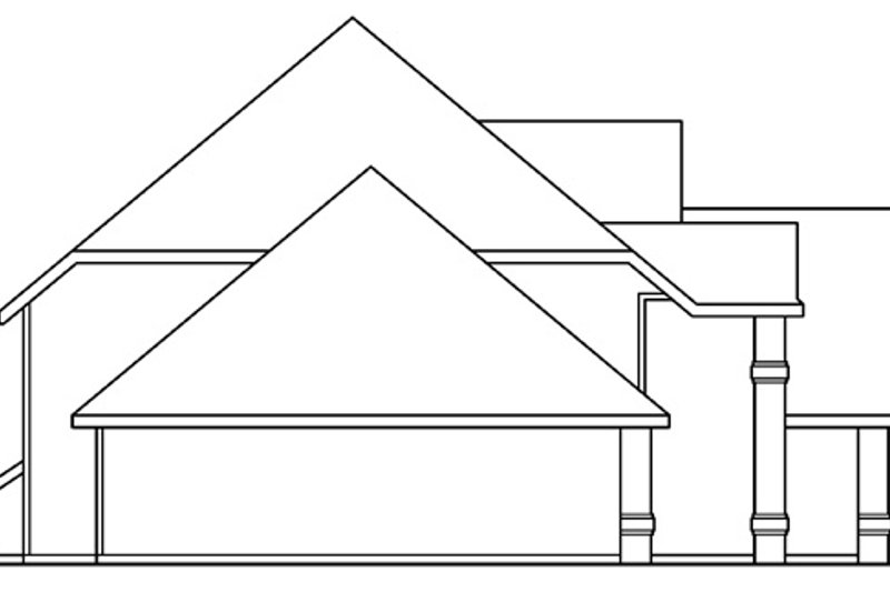Home Plan - Exterior - Other Elevation for Traditional House Plan #124-382 - 3 bed, 2.5 bath