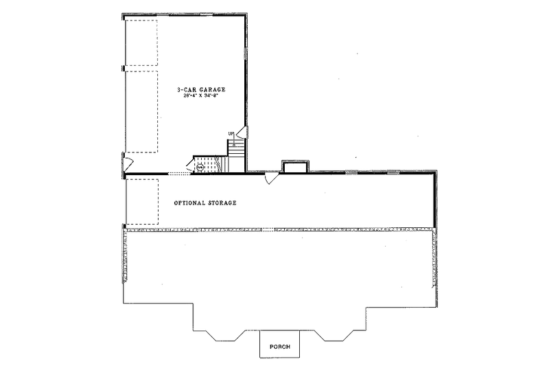 Dream House Plan - Floor Plan - Lower Floor for Colonial House Plan #17-292 - 5 bed, 3.5 bath