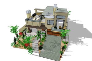 Exterior - Other Elevation for Modern House Plan #484-2 - 3 bed, 3.5 bath