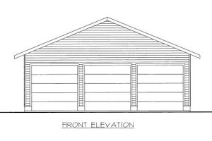 Traditional Exterior - Front Elevation Plan #117-805