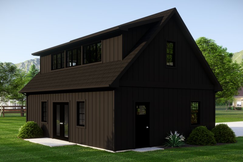 House Blueprint - Exterior - Other Elevation 1 for Cottage House Plan #1064-291, 0 bath