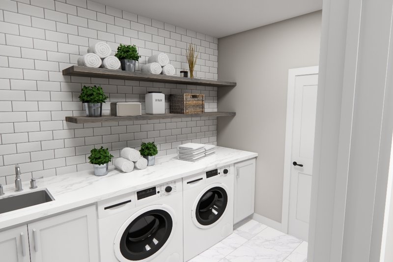 Home Plan - Interior - Laundry for Modern House Plan #51-1281 - 5 bed, 3.5 bath
