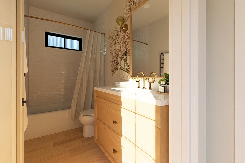 Home Plan - Interior - Bathroom for Farmhouse House Plan #126-304, 1 bath