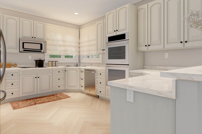 House Design - Interior - Kitchen for Traditional House Plan #1060-18 - 7 bed, 4 bath