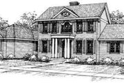 Colonial Style House Plan - 3 Beds 2.5 Baths 2707 Sq/Ft Plan #124-213 