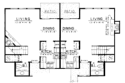 House Plan - 2 Beds 1.5 Baths 2330 Sq/Ft Plan #303-150 