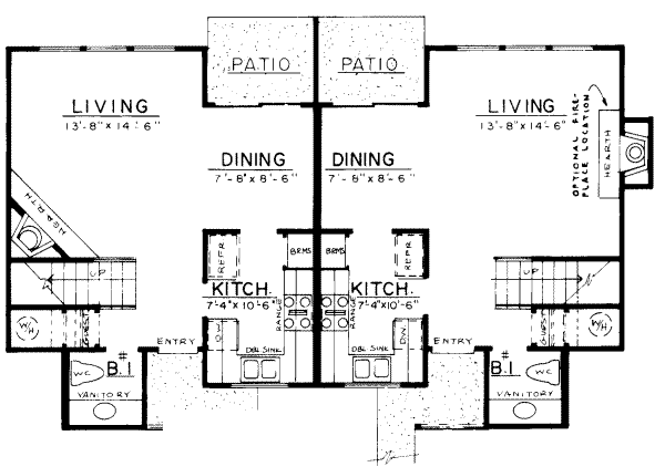 Floor Plan - Main Floor Plan #303-150