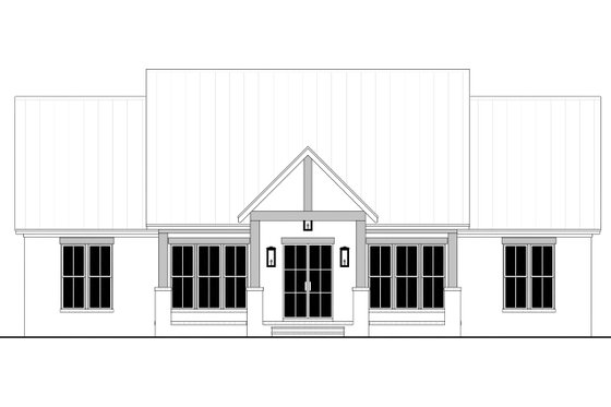 Exterior - Front Elevation 6 for Farmhouse House Plan #430-395 - 3 bed, 2.5 bath