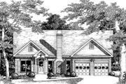Ranch Style House Plan - 3 Beds 2 Baths 1297 Sq/Ft Plan #927-342 Exterior 