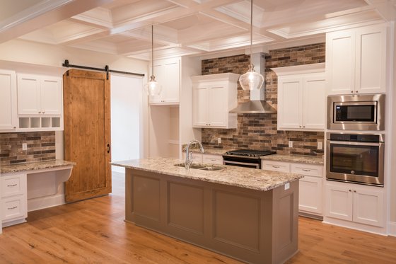 Interior - Kitchen 2 for European House Plan #430-103 - 4 bed, 2.5 bath