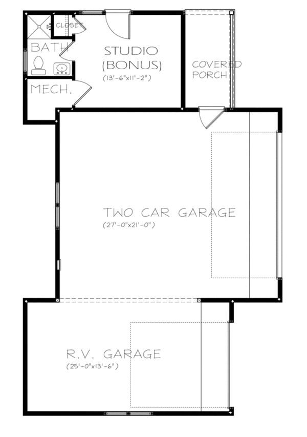 Dream House Plan - Ranch Floor Plan - Other Floor Plan #895-76
