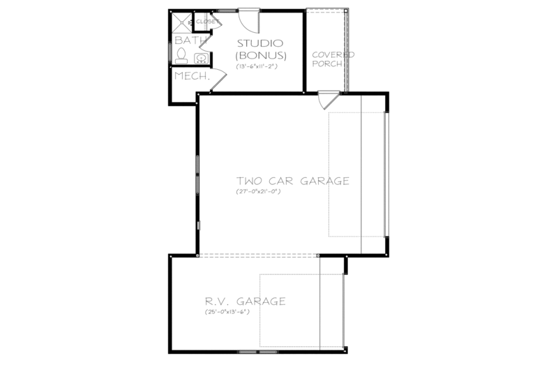 Home Plan - Floor Plan - Other Floor for Ranch House Plan #895-76 - 3 bed, 2.5 bath