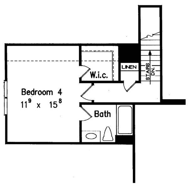 Dream House Plan - Colonial Floor Plan - Upper Floor Plan #927-594