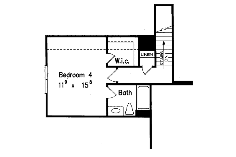 Home Plan - Floor Plan - Upper Floor for Colonial House Plan #927-594 - 3 bed, 2.5 bath