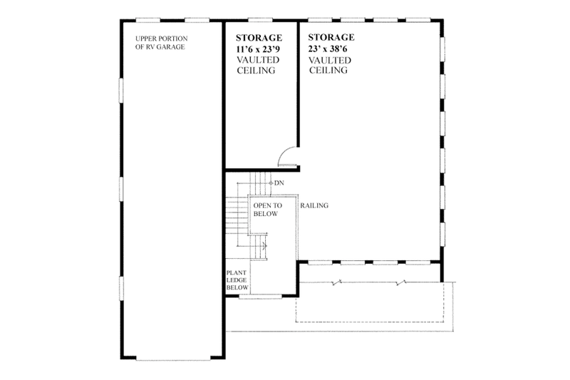 Dream House Plan - Floor Plan - Upper Floor for Traditional House Plan #118-166, 0 bath