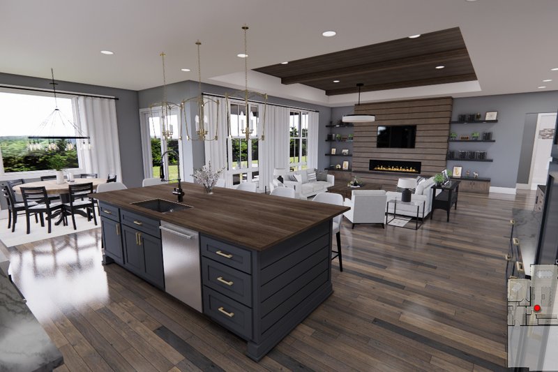 Dream House Plan - Interior - Kitchen for Traditional House Plan #51-1224 - 2 bed, 2 bath