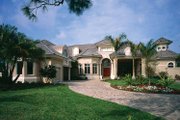 Mediterranean Style House Plan - 3 Beds 5 Baths 6770 Sq/Ft Plan #930-320 