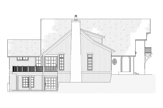 Exterior - Other Elevation for European House Plan #901-1 - 4 bed, 3.5 bath