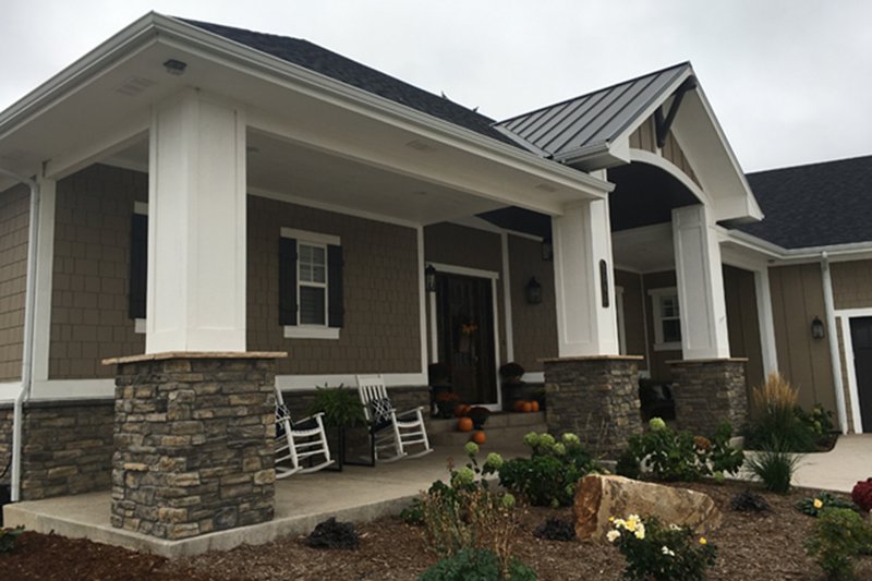 Dream House Plan - Exterior - Front Elevation 5 for Craftsman House Plan #1069-1 - 2 bed, 2.5 bath