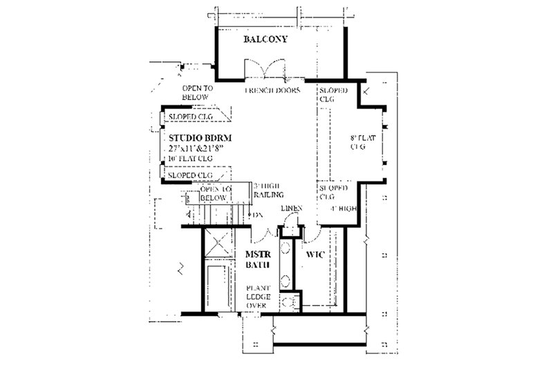 Dream House Plan - Floor Plan - Upper Floor for Cottage House Plan #118-134 - 4 bed, 2.5 bath