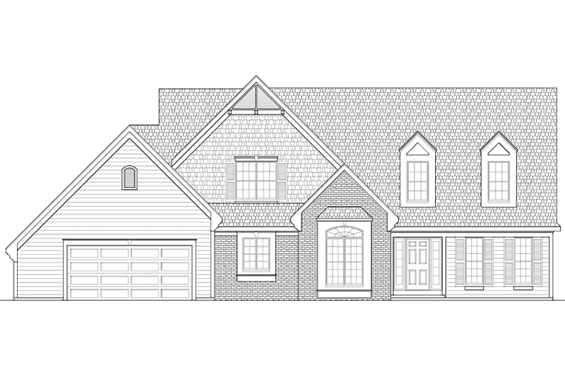 Architectural House Design - Craftsman Exterior - Front Elevation Plan #328-445