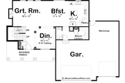 Craftsman Style House Plan - 4 Beds 2.5 Baths 2177 Sq/Ft Plan #455-74 