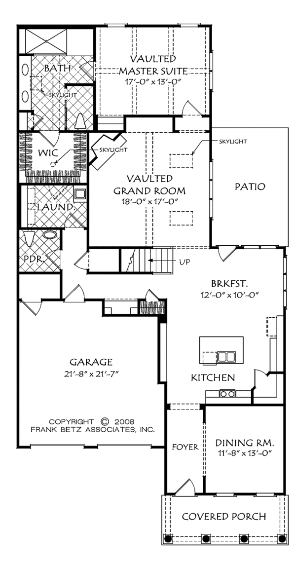 Architectural House Design - Colonial Floor Plan - Main Floor Plan #927-508