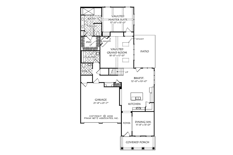 Home Plan - Floor Plan - Main Floor for Colonial House Plan #927-508 - 4 bed, 3.5 bath