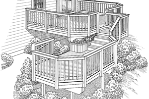 House Plan Design - Exterior - Rear Elevation Plan #1006-72