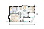 Country Style House Plan - 3 Beds 2.5 Baths 1405 Sq/Ft Plan #23-218 