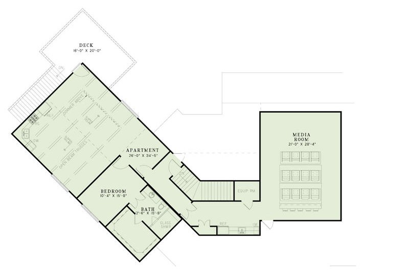 Dream House Plan - Floor Plan - Upper Floor for European House Plan #17-2462 - 5 bed, 5.5 bath