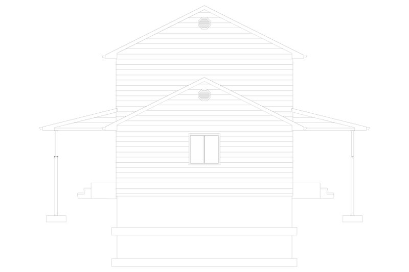 Home Plan - Exterior - Other Elevation 1 for Farmhouse House Plan #1060-235 - 4 bed, 2 bath