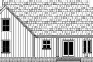 Farmhouse Exterior - Rear Elevation Plan #21-461