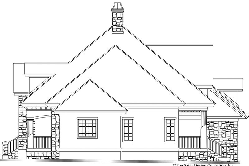 Architectural House Design - Exterior - Other Elevation for Country House Plan #930-240 - 3 bed, 3.5 bath