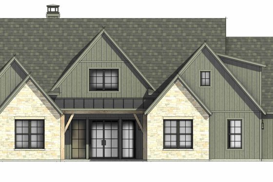 Exterior - Front Elevation 6 for Farmhouse House Plan #1096-141 - 4 bed, 3 bath