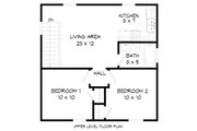 Southern Style House Plan - 2 Beds 1 Baths 623 Sq/Ft Plan #932-1119 