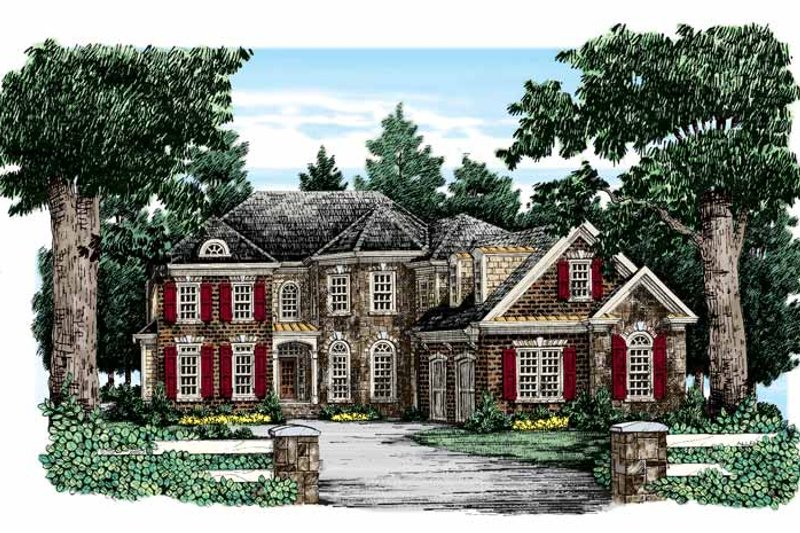Architectural House Design - Traditional Exterior - Front Elevation Plan #927-322