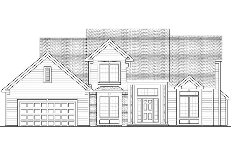 Home Plan - Exterior - Front Elevation 3 for Traditional House Plan #328-360 - 3 bed, 2.5 bath