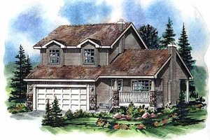 Traditional Exterior - Front Elevation Plan #18-271