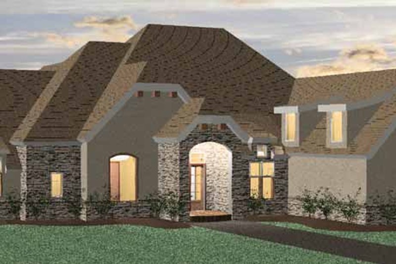 House Design - Country Exterior - Front Elevation Plan #937-13