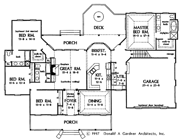 Architectural House Design - Country Floor Plan - Main Floor Plan #929-357