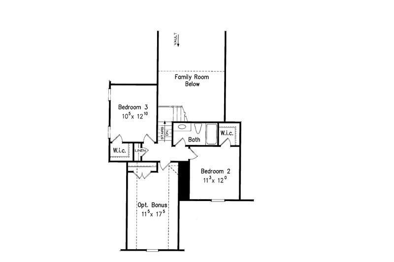 Home Plan - Floor Plan - Upper Floor for Country House Plan #927-683 - 4 bed, 3 bath